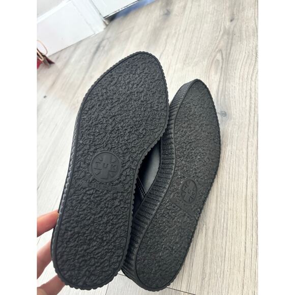 TUK 3 buckle pointed creeper boots black and white unisex sz 9W 7M NWOT - Picture 8 of 9